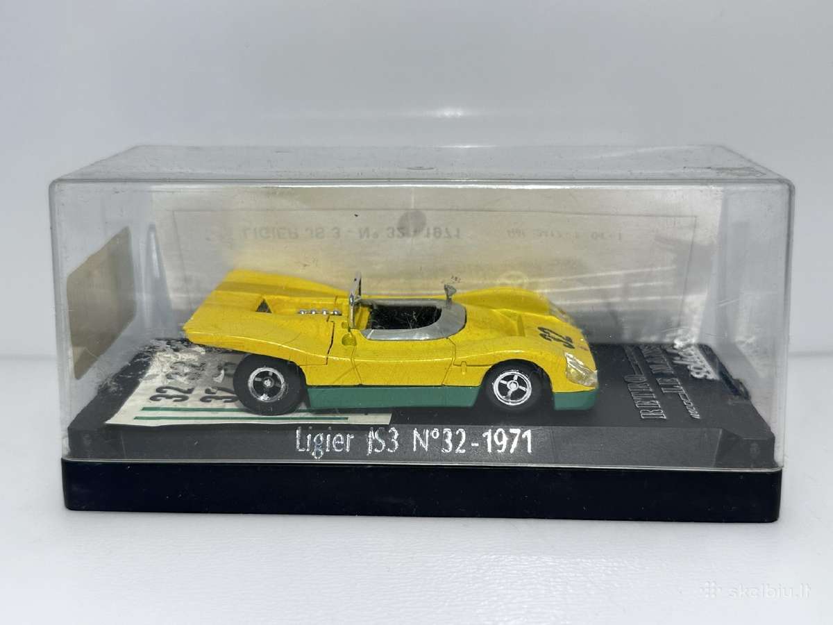 Ligier Js3 1971 1971 geltona 1:43 Solido - nuotraukos Nr. 2