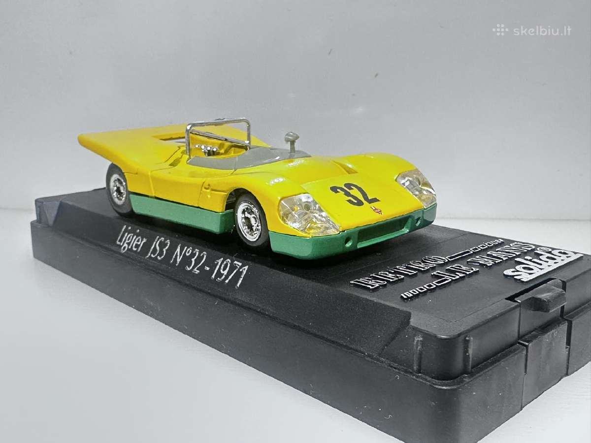 Ligier Js3 1971 1971 geltona 1:43 Solido - nuotraukos Nr. 3