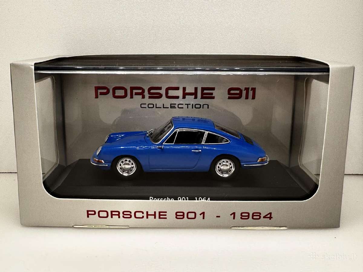 Porsche 901 1964 mėlyna 1:43 Atlas - nuotraukos Nr. 2