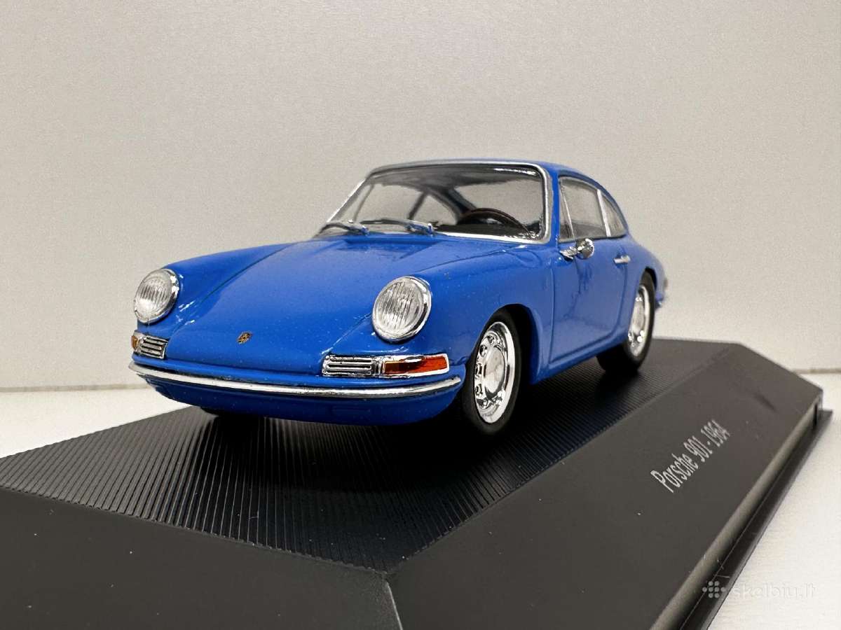 Porsche 901 1964 mėlyna 1:43 Atlas - nuotraukos Nr. 3