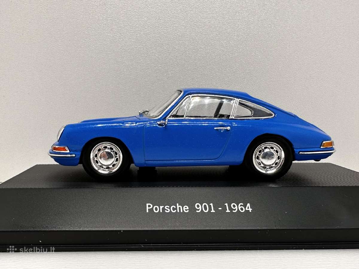 Porsche 901 1964 mėlyna 1:43 Atlas - nuotraukos Nr. 4