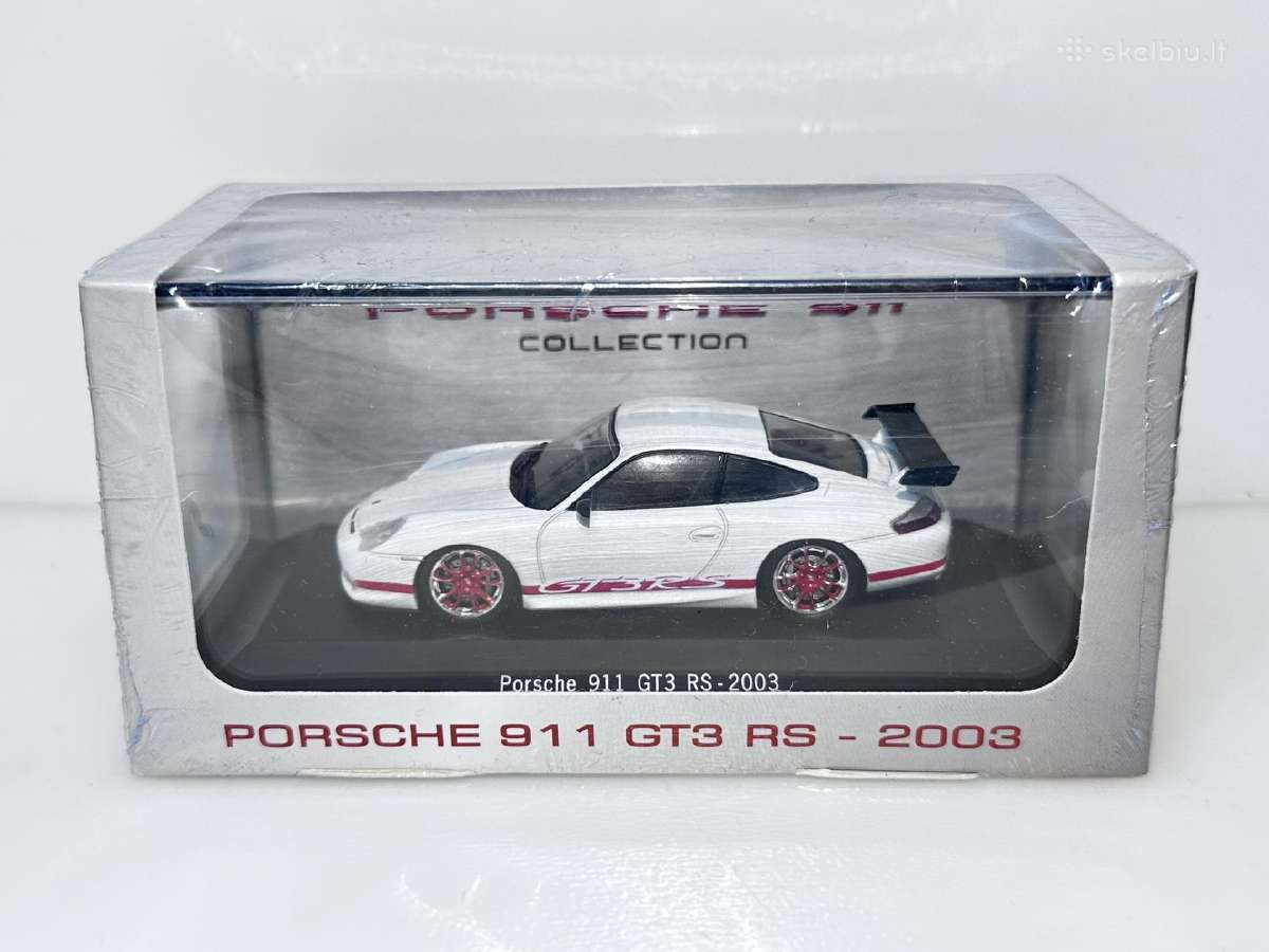 Porsche 911 996 Gt3 RS 2003 balta 1:43 Atlas - nuotraukos Nr. 2