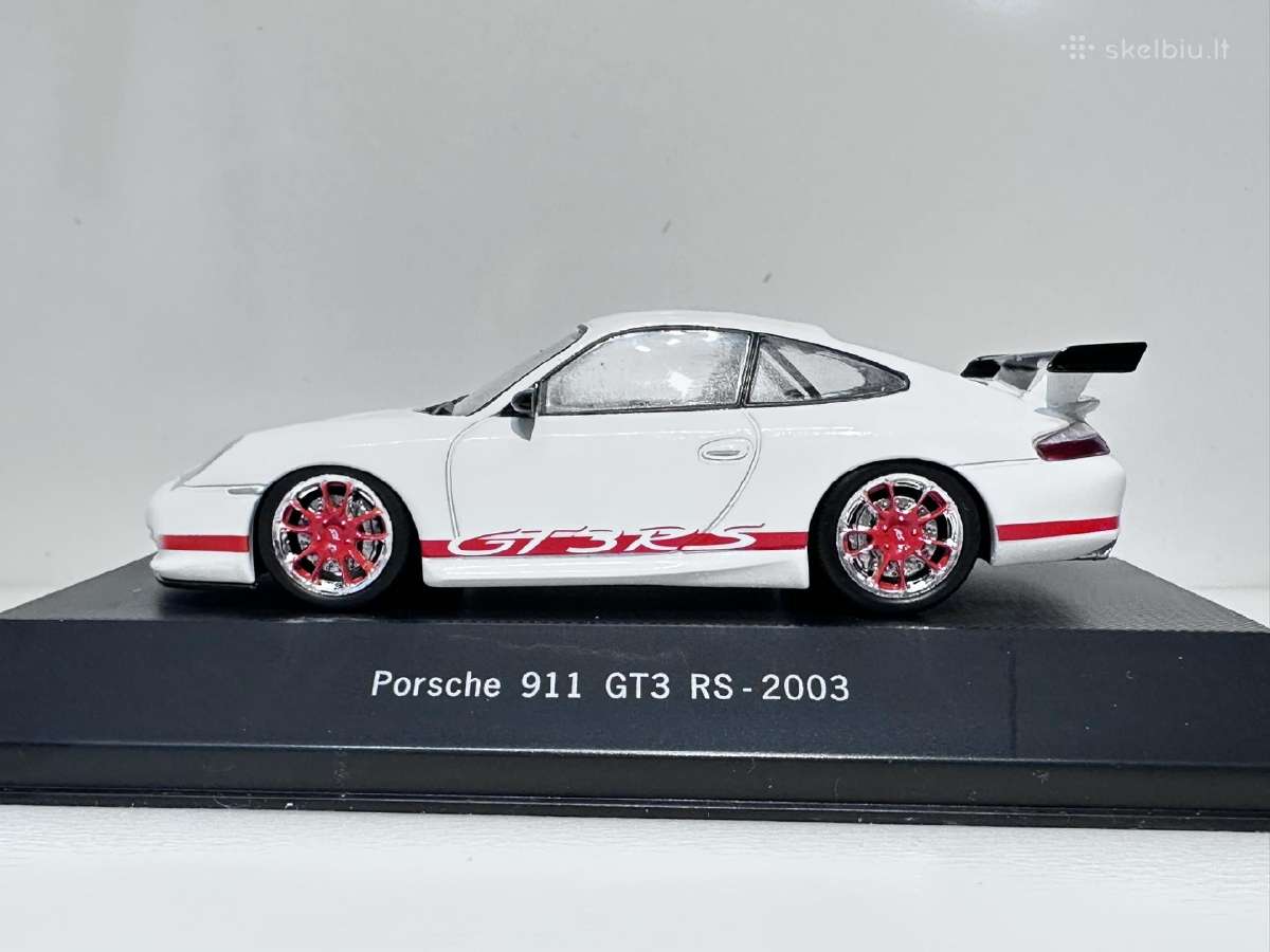 Porsche 911 996 Gt3 RS 2003 balta 1:43 Atlas - nuotraukos Nr. 4