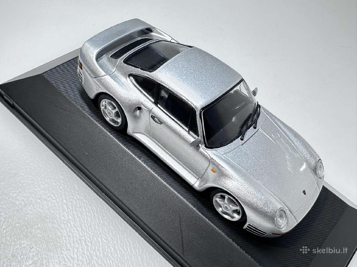 Porsche 959 1986 sidabro 1:43 Atlas - nuotraukos Nr. 6