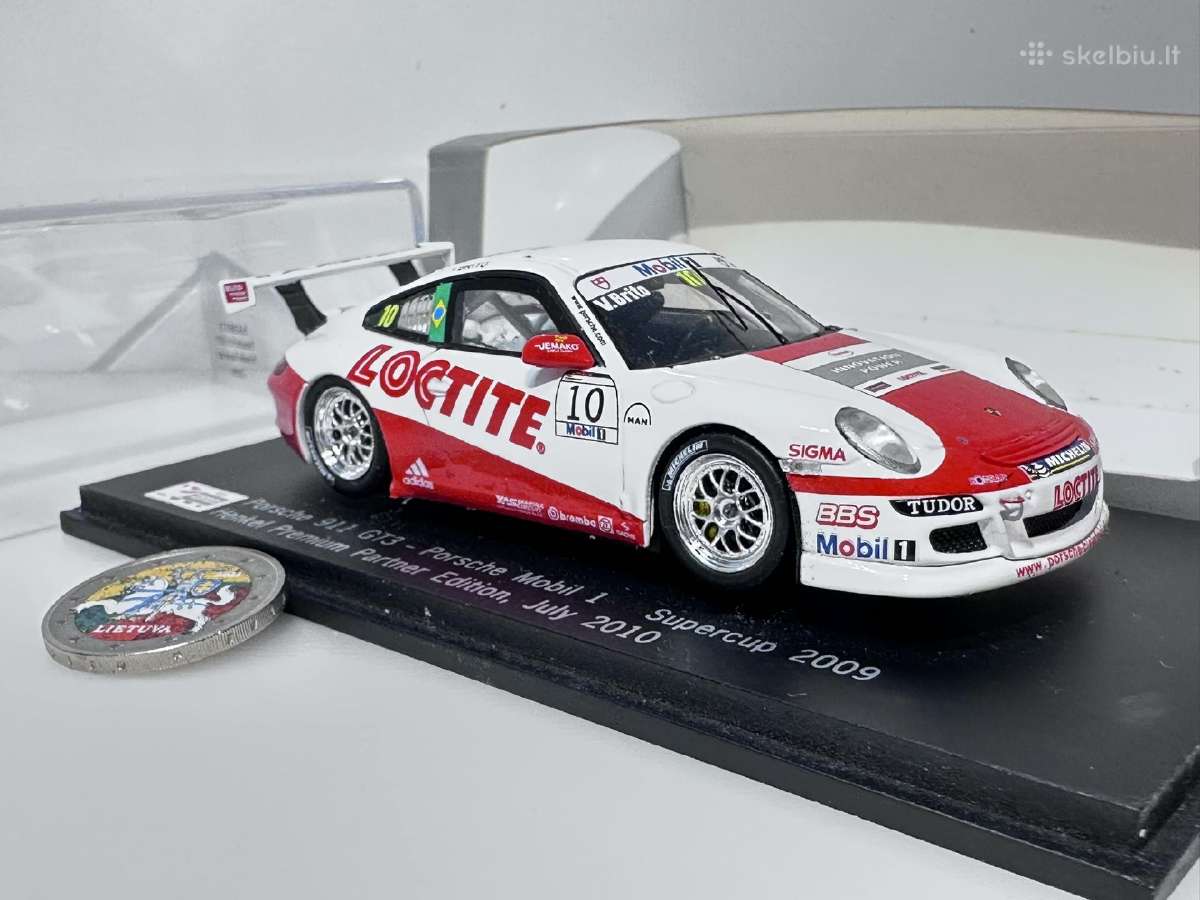 Porsche 911 997 Gt3 Supercup 2009 1:43 Spark Resin