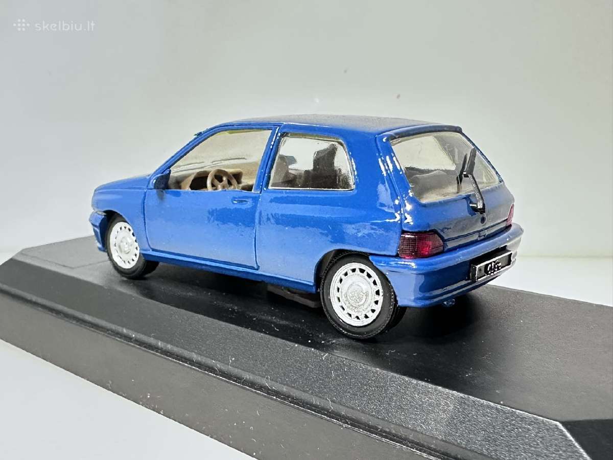 Renault Clio 16 S #91 mėlyna 1:43 Solido - nuotraukos Nr. 6