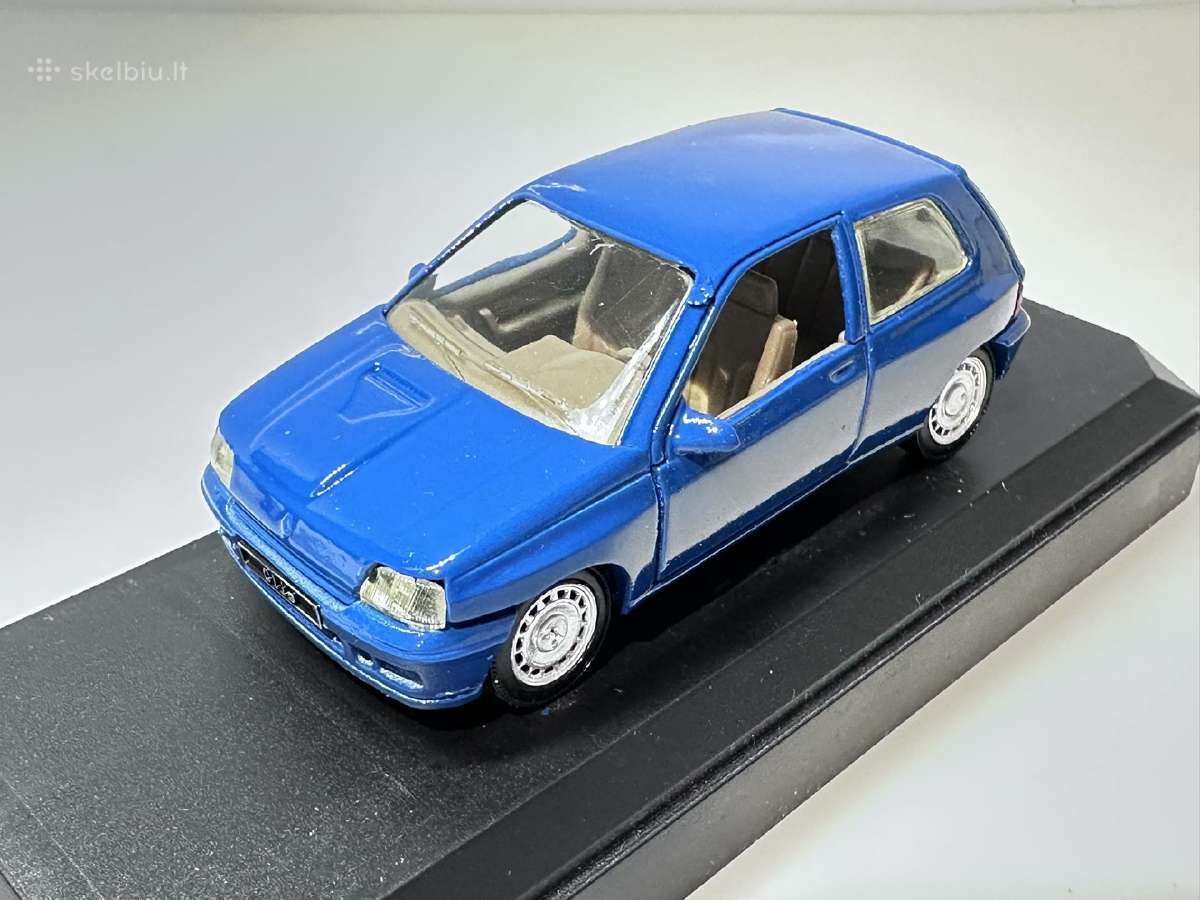 Renault Clio 16 S #91 mėlyna 1:43 Solido - nuotraukos Nr. 7