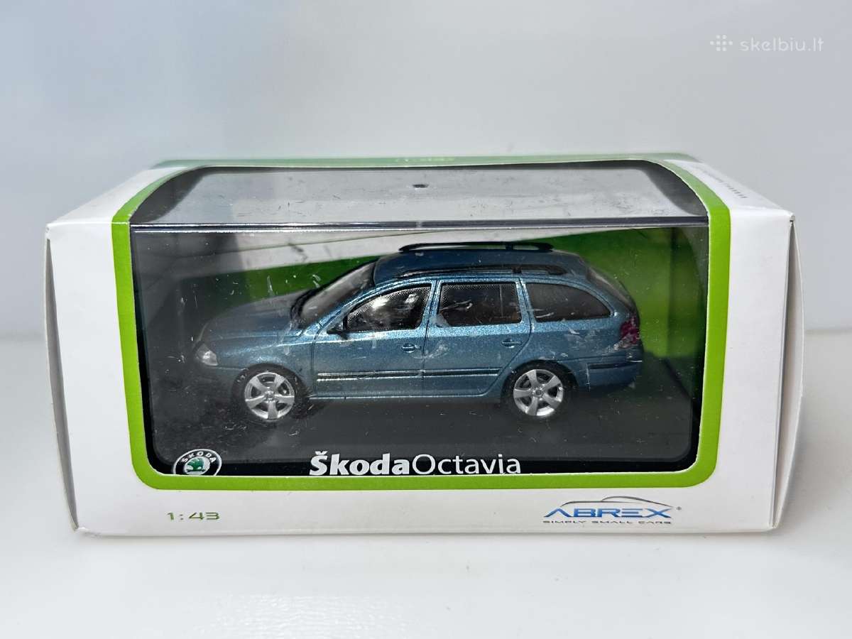 Škoda Octavia žalia 1:43 Abrex (def.) - nuotraukos Nr. 2