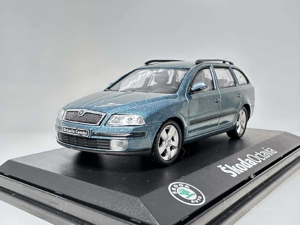 Škoda Octavia žalia 1:43 Abrex (def.) - nuotraukos Nr. 3
