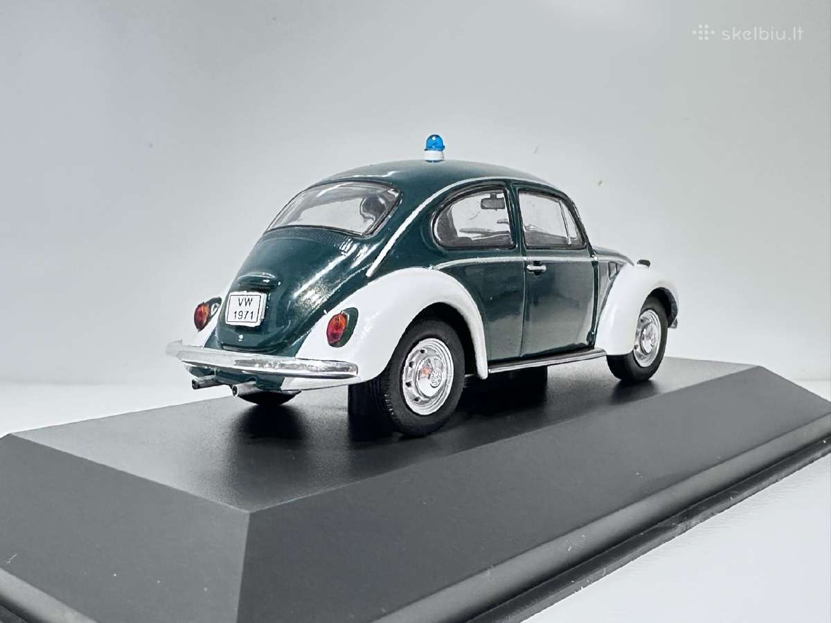 Volkswagen Kafer 1200 Beetle Polizei 1971 1:43 Dea - nuotraukos Nr. 5
