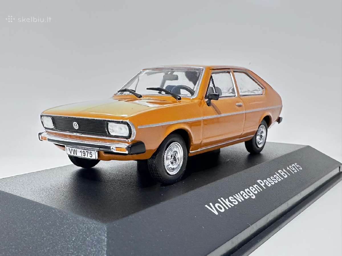 Volkswagen Passat B1 1975 oranžinė 1:43 Deagostini - nuotraukos Nr. 3