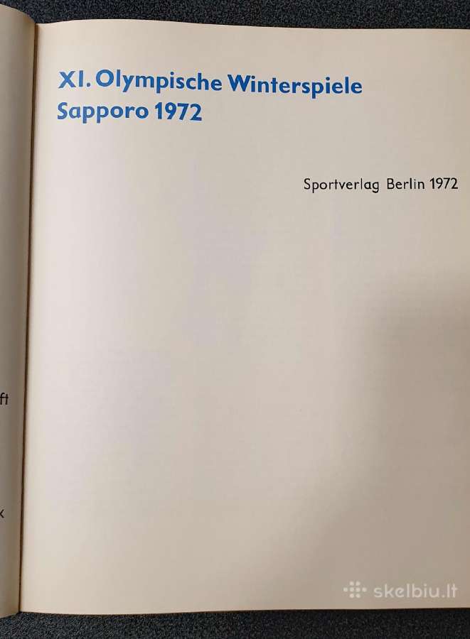 Olympinės Žaidynės Sapporo 1972 foto albumas - nuotraukos Nr. 2
