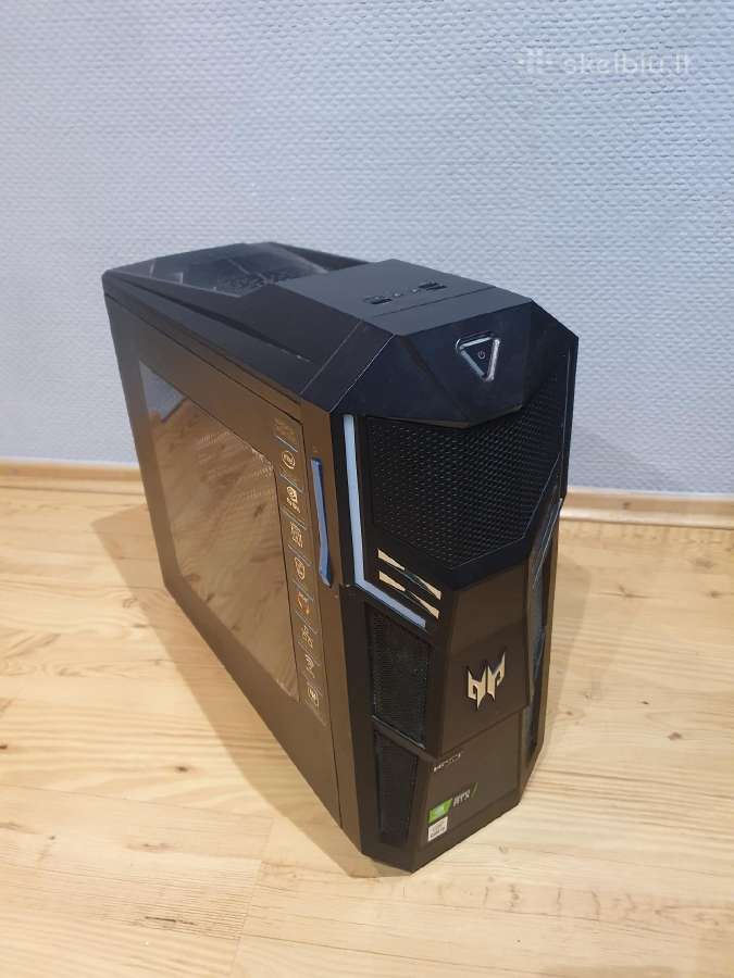 Acer predator korpusas,su hub,2argb fan.