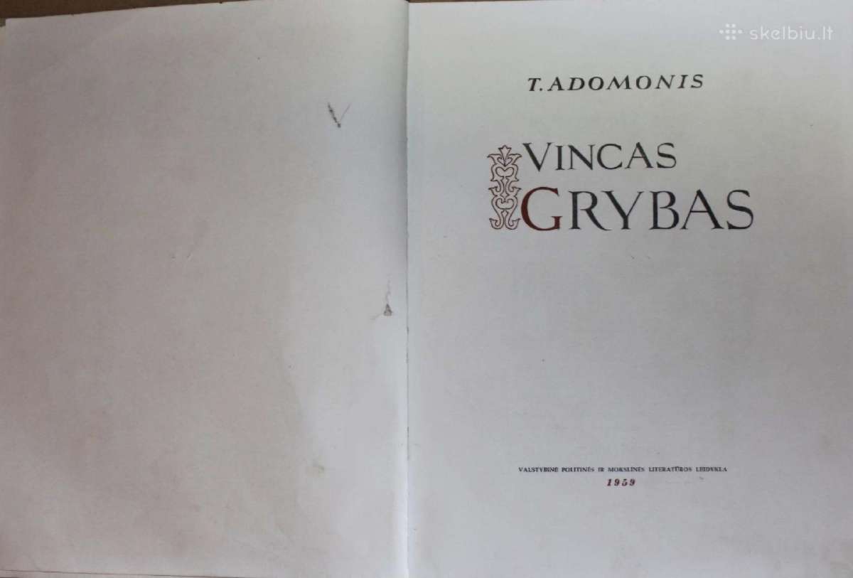Vincas Grybas - T. Adomonis - nuotraukos Nr. 2