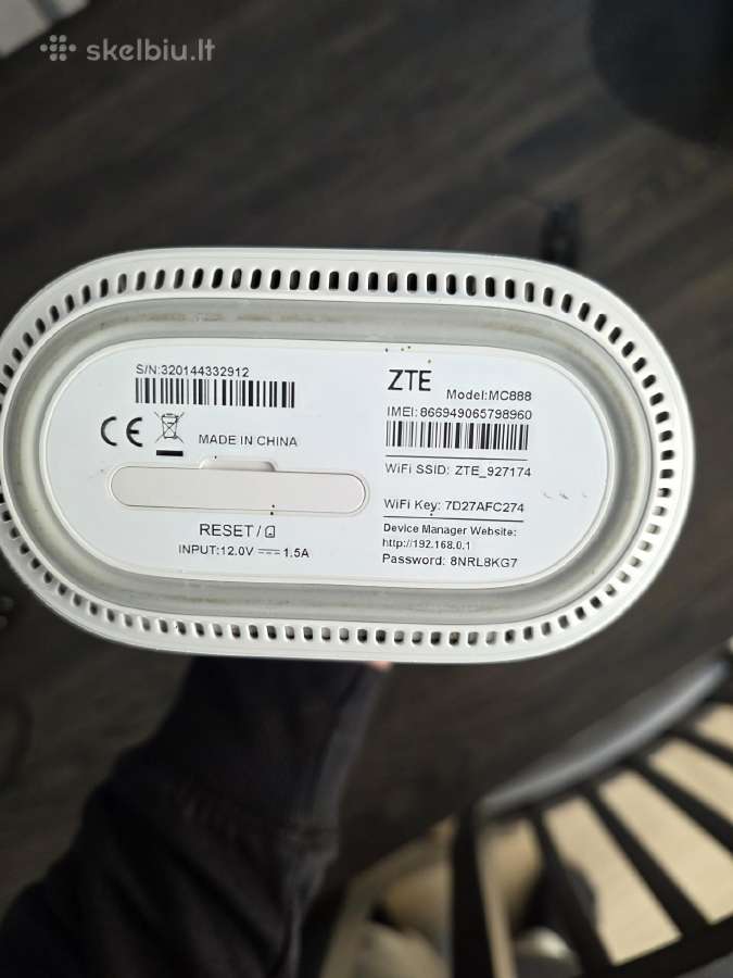 “Zte Mc888 5G modem/router (Sim kortelė, labai gre - nuotraukos Nr. 2