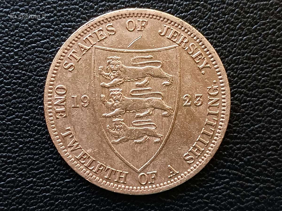 1/12 šilingo 1923m. Džersis