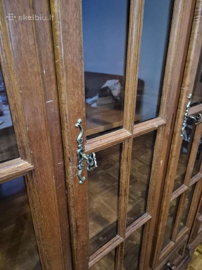 Natūralaus medžio indaujos/knygų spintos - nuotraukos Nr. 7