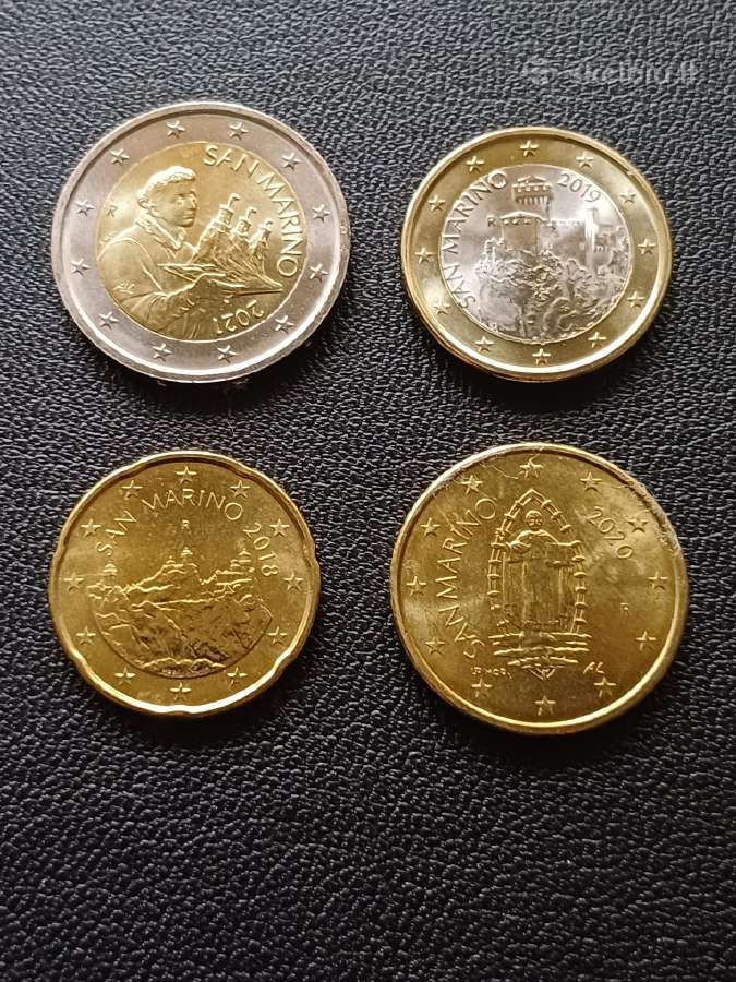 San marinas 2018-21m. unc.