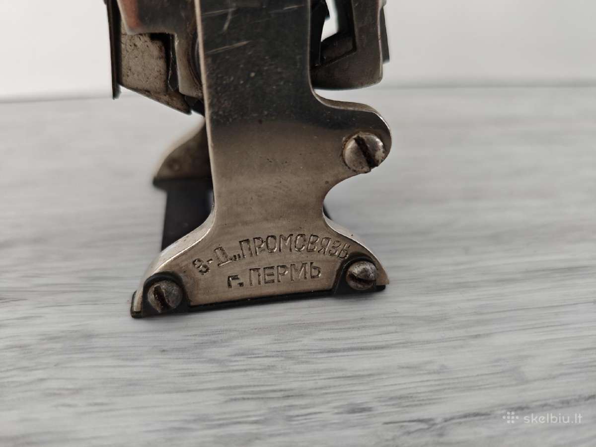Vintažinis mechaninis numeratorius (antspaudas) - nuotraukos Nr. 2