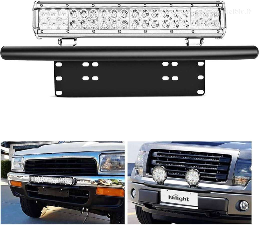 LED bar laikiklis kronšteinas į valst. Nr vietą