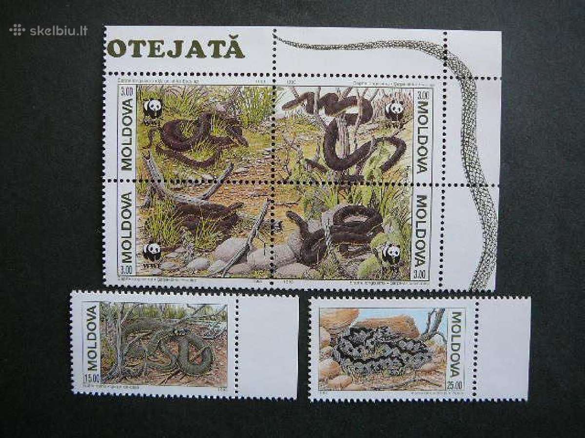 Gyvates Moldavija 1993 Mnh md44