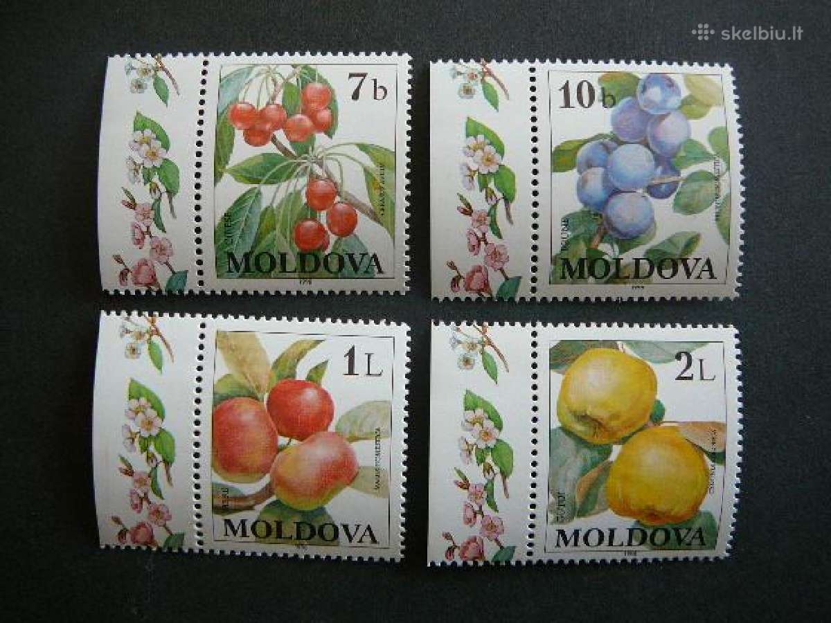 Vaisiai Moldavija 1998 Mnh md47