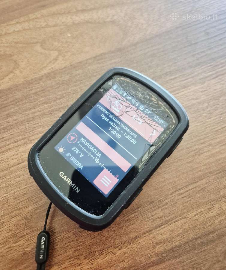 Garmin Edge 840 GPS – veikiantis, ekranas įskilęs - nuotraukos Nr. 6