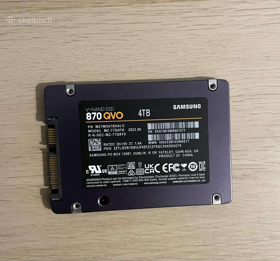 Samsung SSD 4tb 870 Qvo