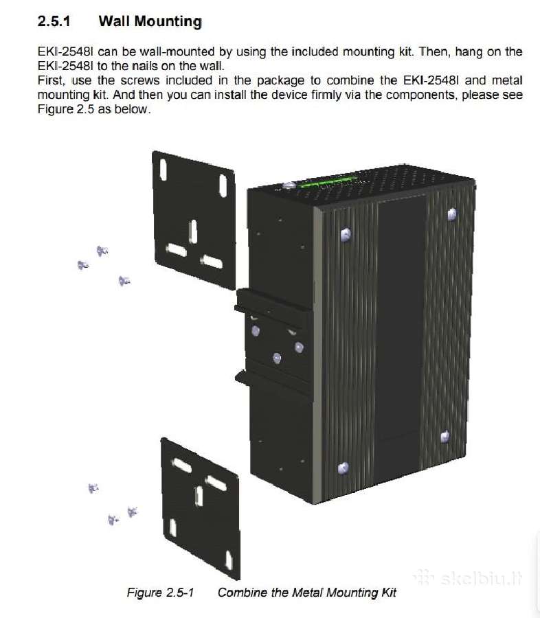 Industrial Ethernet switch Advantech Eki-2548i - nuotraukos Nr. 5