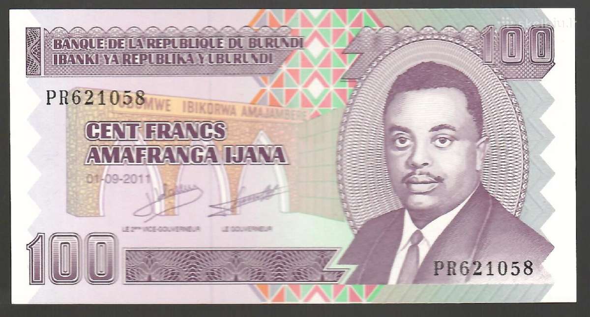 Burundzio banknotai