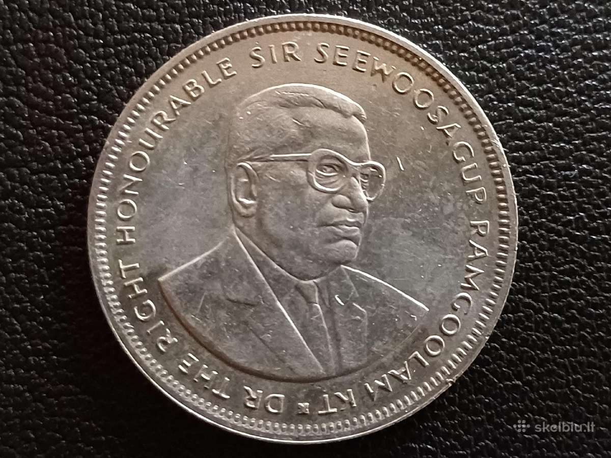 5 rupijos 1991m. Mauritanija - nuotraukos Nr. 2