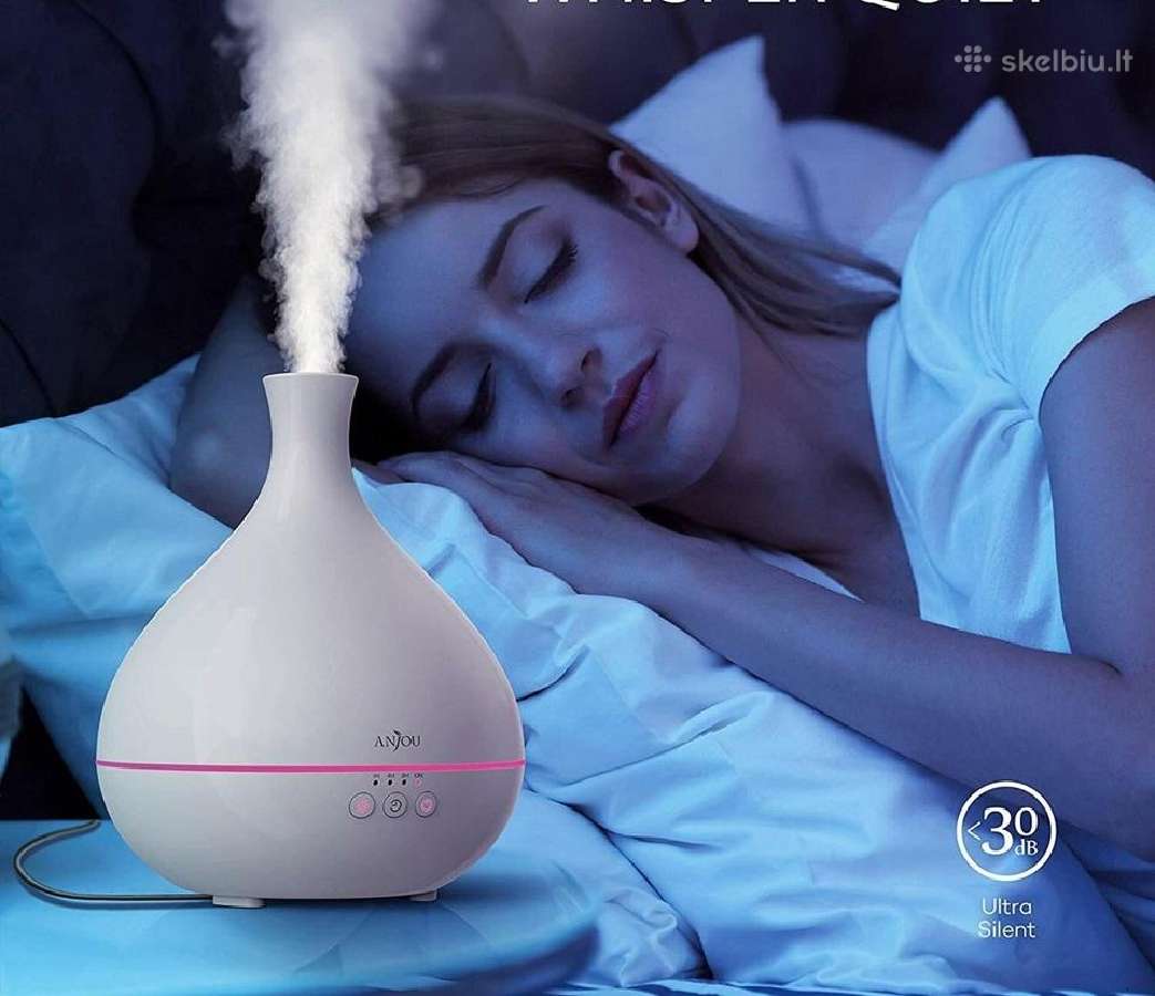 Anjou Aj-ad012 500ml Aroma Diffuser baltas su alej - nuotraukos Nr. 3