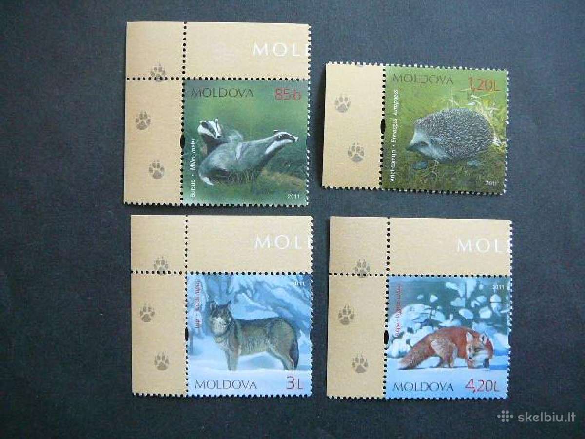 Ezys Lape Vilkas Moldavija 2011 Mnh md48