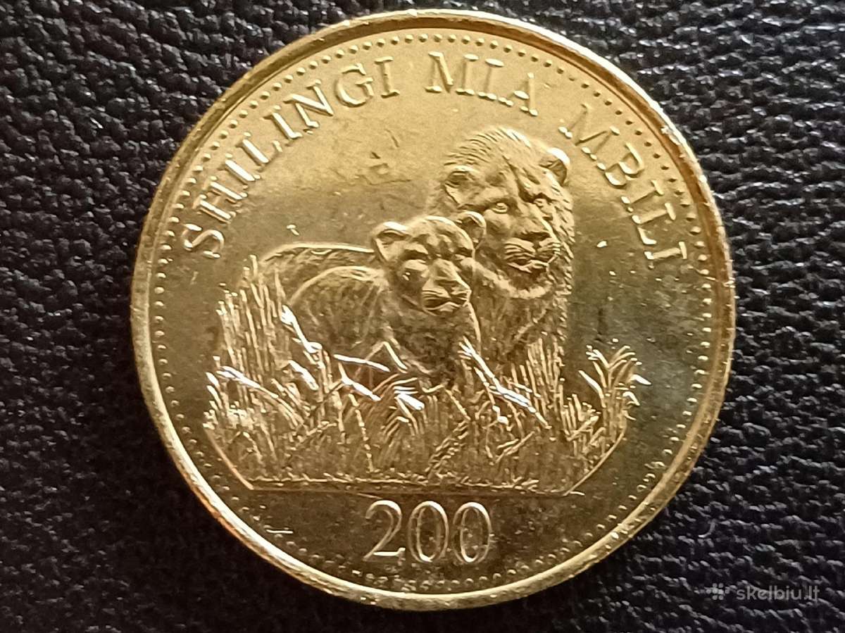 200 šilingų 2014m. Zanzibaras unc.