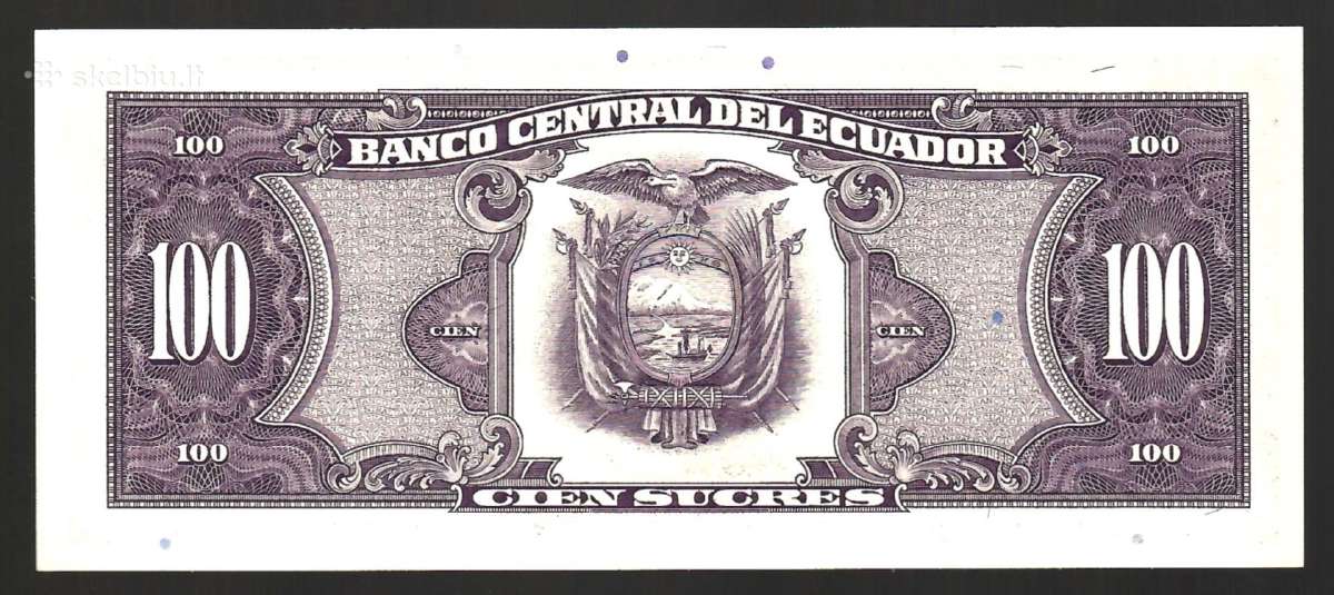 Ekvadoro banknotai - nuotraukos Nr. 2