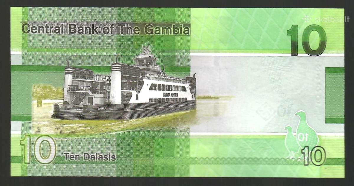 Gambijos banknotai - nuotraukos Nr. 4