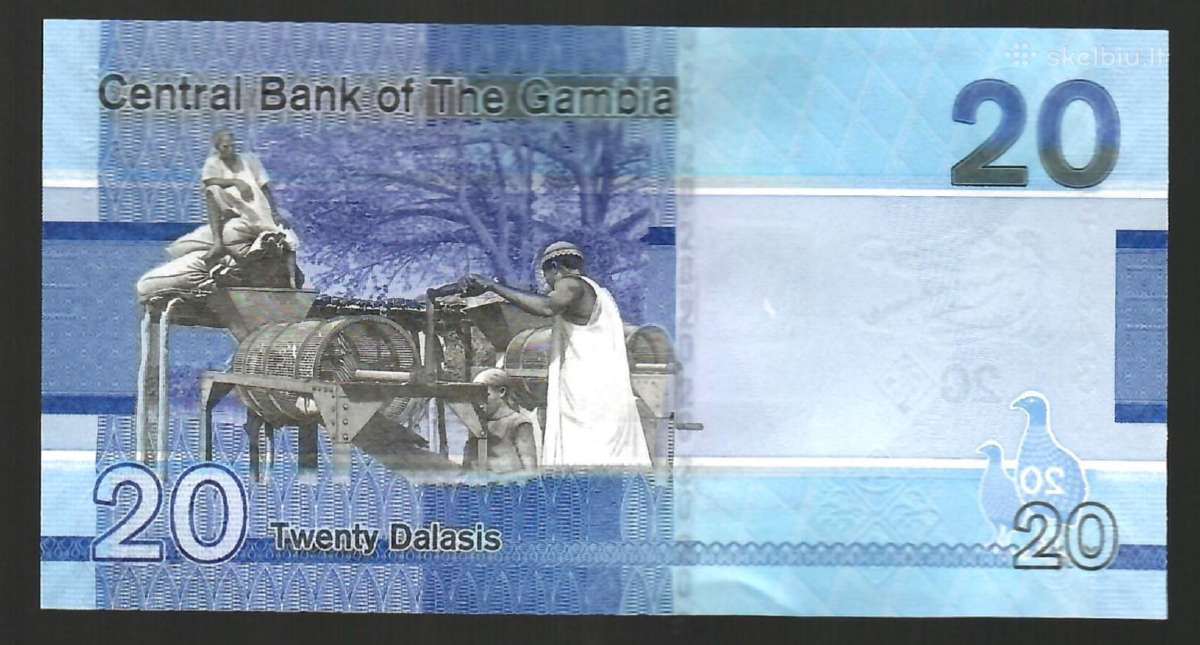 Gambijos banknotai - nuotraukos Nr. 6
