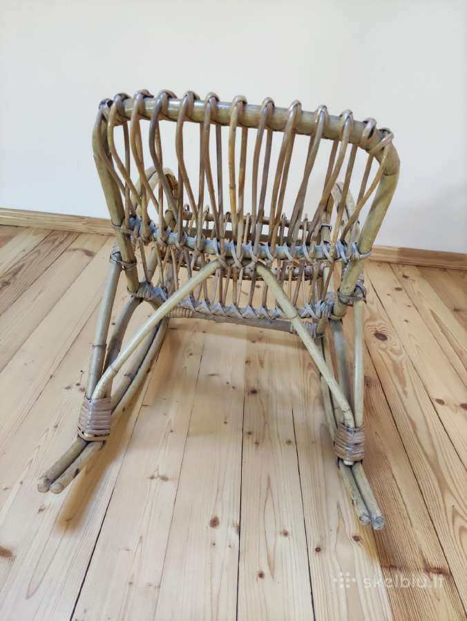 Vaikiškas pintas supamas krėslas - nuotraukos Nr. 5