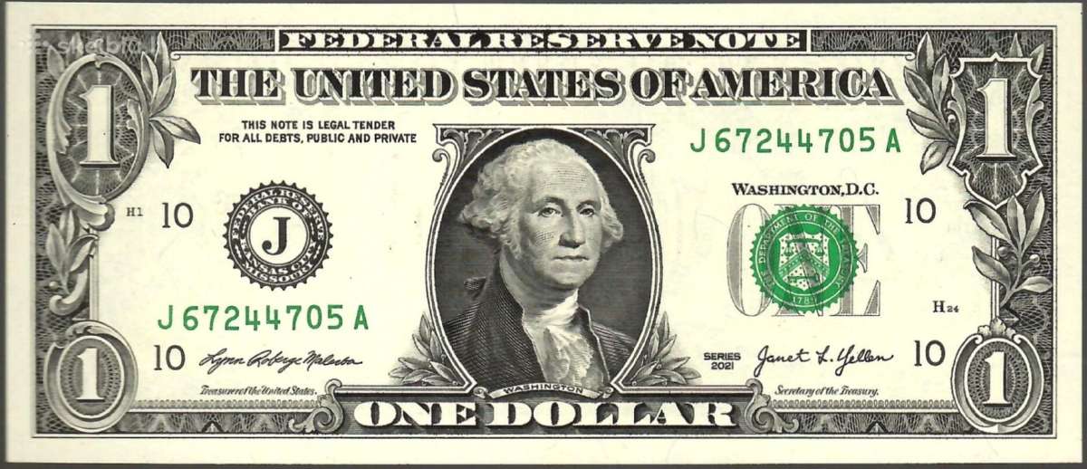 JAV dollar 2021 Pw549 J Kansas City