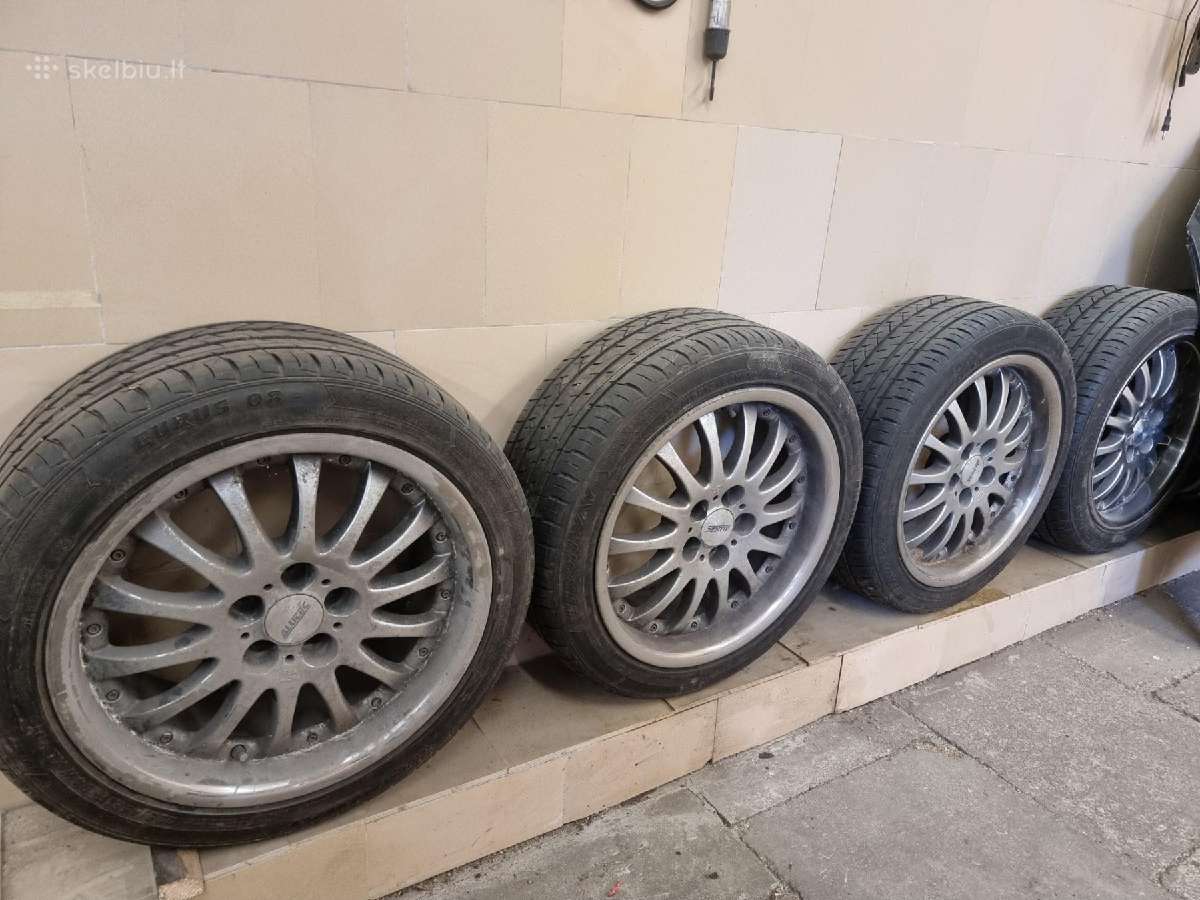 Lieti ratlankiai + padangos 225/45 R17 94w - nuotraukos Nr. 4