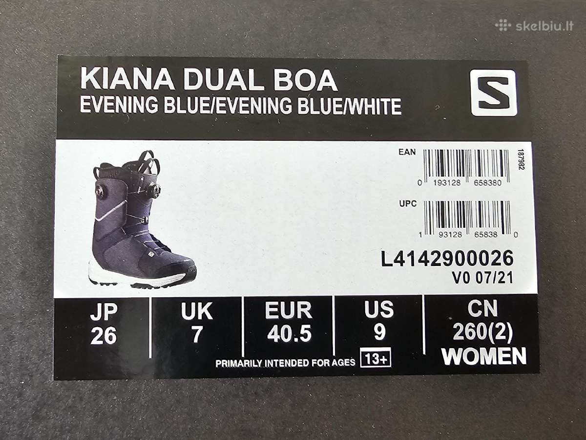 Moteriški snieglenčių batai Salomon Kiana Dual Boa - nuotraukos Nr. 10