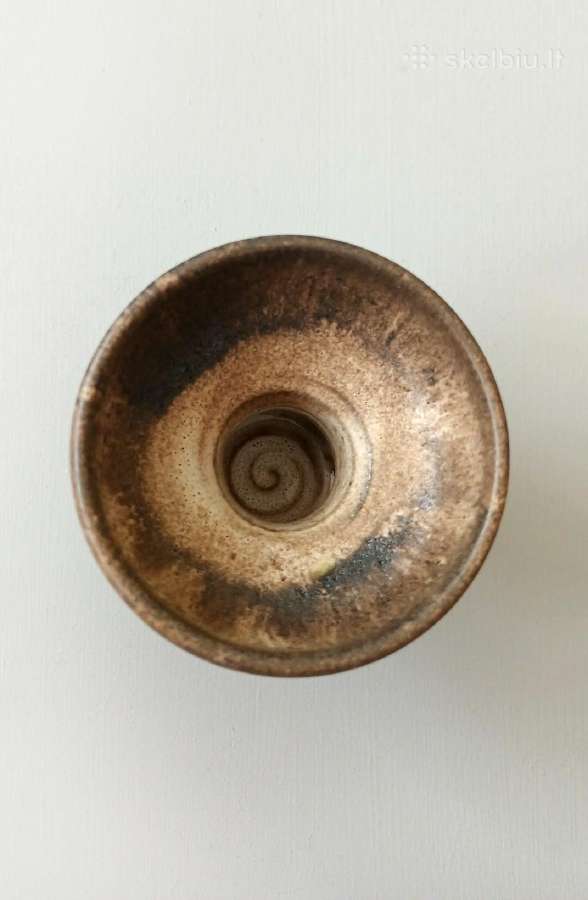 Vintažinė akmens masės žvakidė, 6,5cm aukštis - nuotraukos Nr. 5