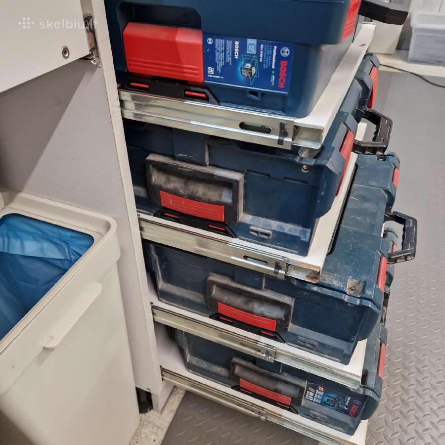 Bosch lboxx sortimo dėžių lentynų laikikliai - nuotraukos Nr. 4