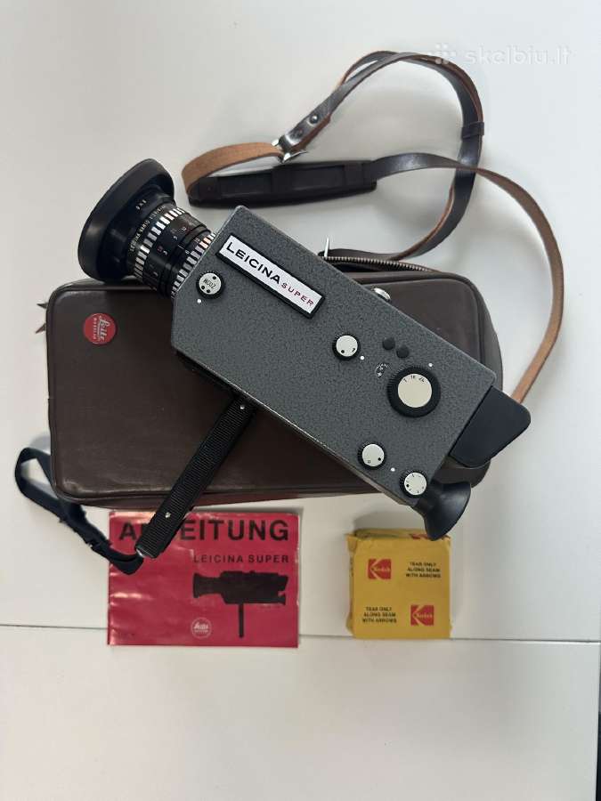 Leitz Leica Leicina Super 8mm juostinė kamera
