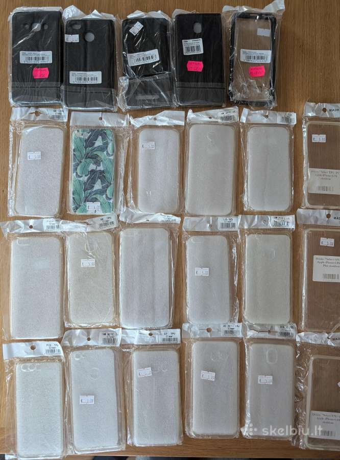 Tel. dėklų išpardavimas: iPhone, Samsung ir kt.
