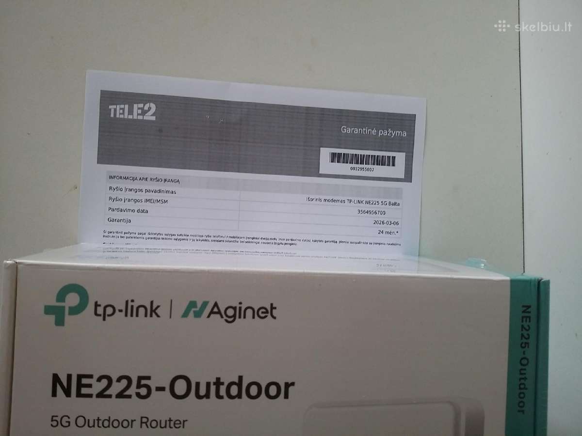 Supergreitas 5G modemas antena Tp-link Ne225 - nuotraukos Nr. 6
