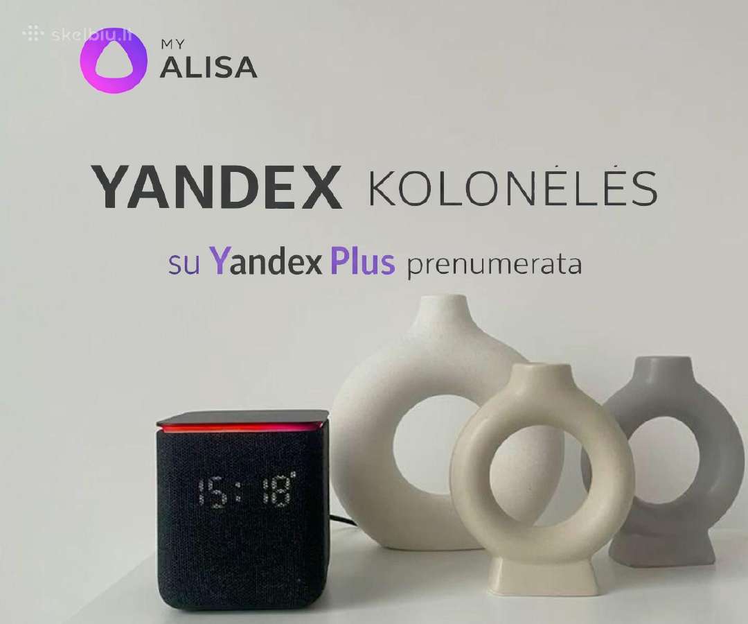 Yandex "Alisa" kolonėlės nuo 90 € - turime vietoje