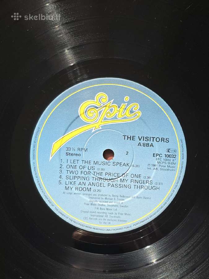 Abba Visitors Lp - nuotraukos Nr. 7