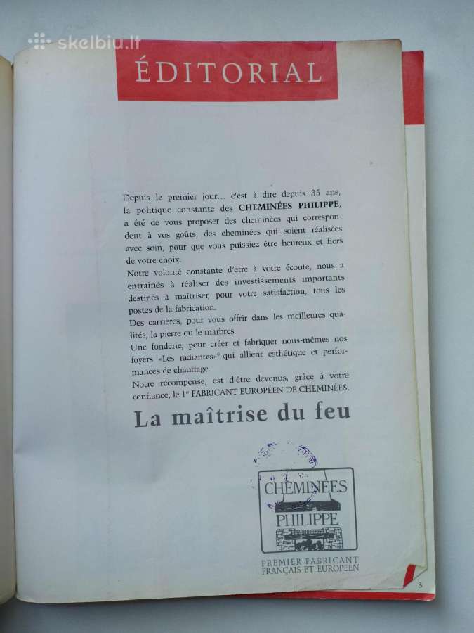 Chemines Philippe židiniai katalogas 1996m. - nuotraukos Nr. 2