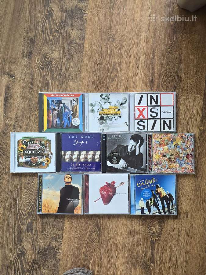 10 CD: Inxs, Billy Joel, Roy Wood ir kt.